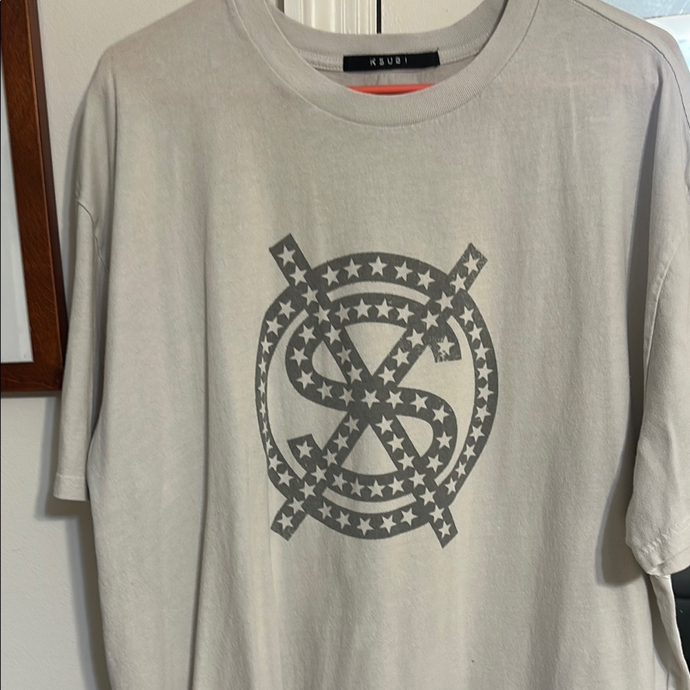 Ksubi Gray Graphic Men's Shirt